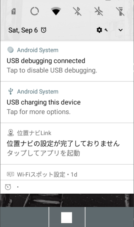 Hidden settings menu access